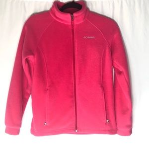 Columbia fleece zip up jacket
